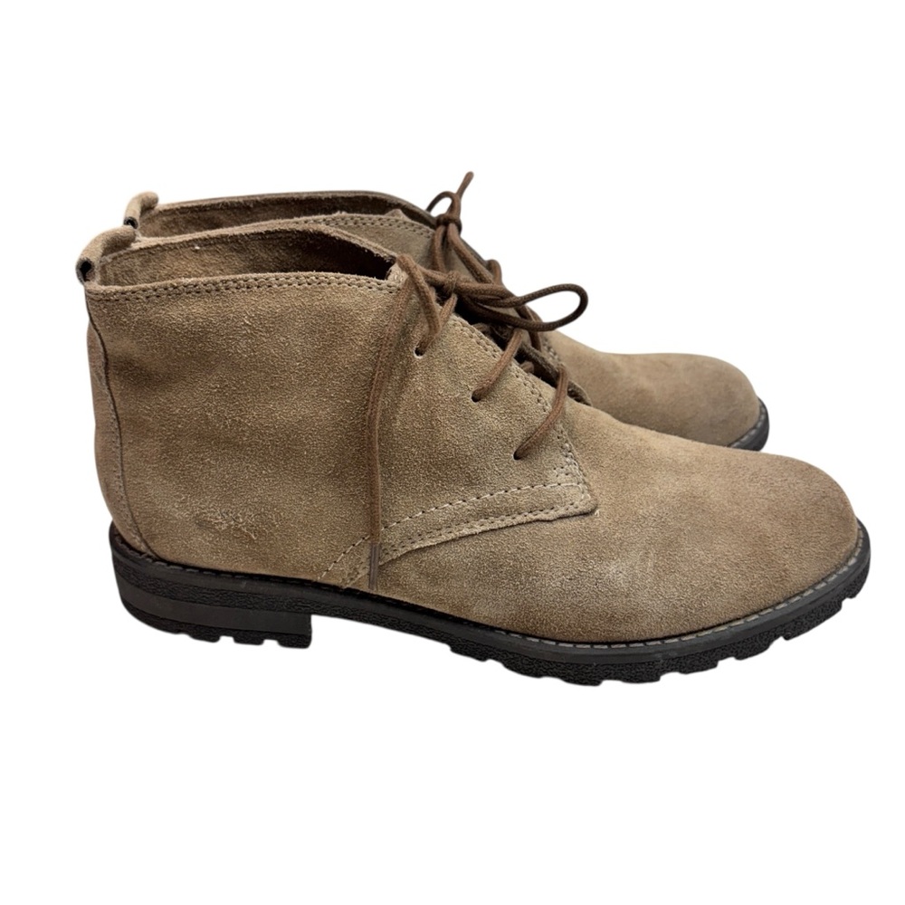 Bjorndal Women’s Tan Suede Lace Up Booties 39